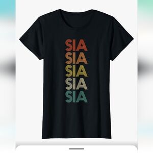 Sia vintage retro tee